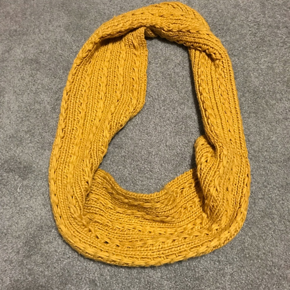 Gold infinity scarf
